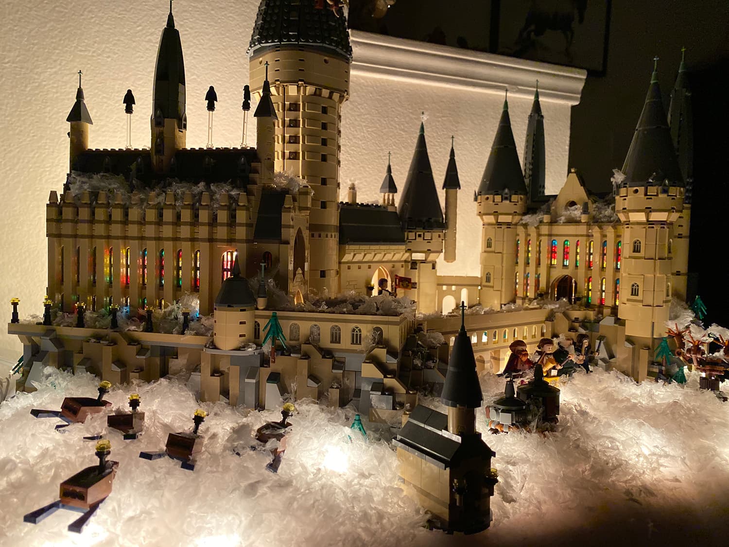 Lego Harry Potter Hogwarts Castle Decorated